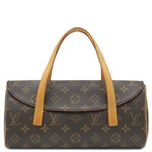 Louis Vuitton Sonatine Monogram Canvas Handbag Brown